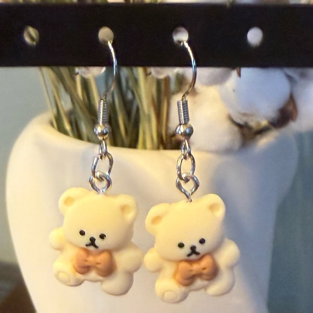 Teddy Bear Earrings